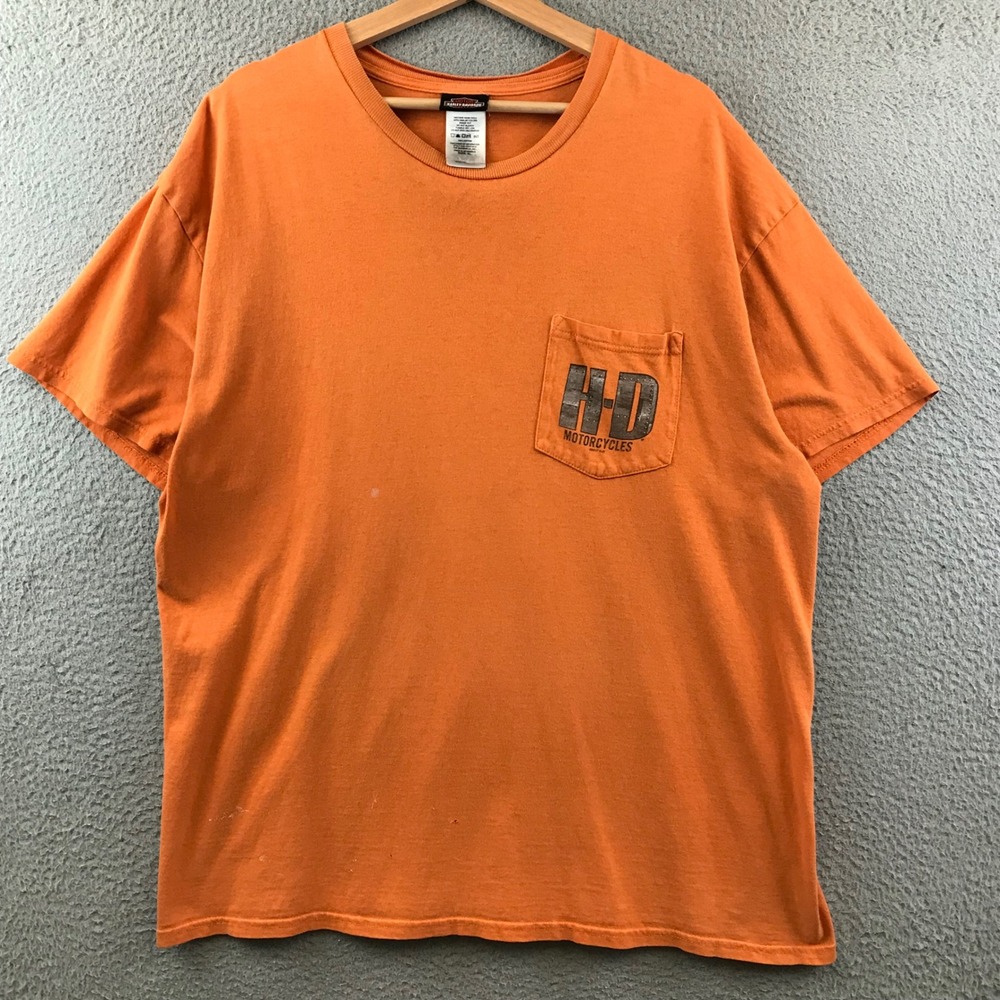 Harley Davidson Twin Cities Lakeville Minnesota Pocket T-Shirt‎ Men's XL